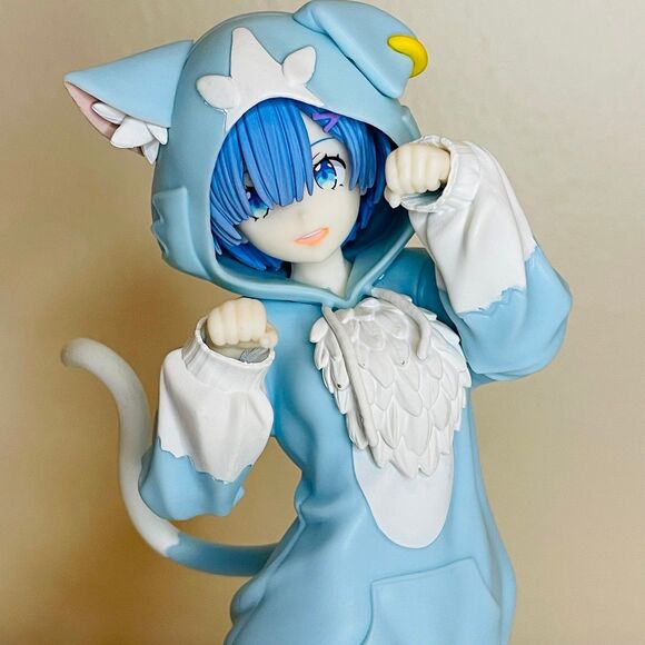 NIB SEGA Luminasta REM Mofumofu(Cat Girl) from Re:starting life in another world - Picture 8 of 10